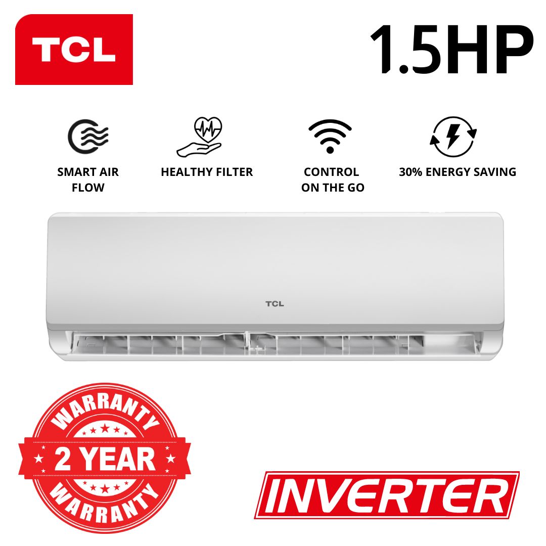 TCL SPLIT AC 1.5HP INVERTER FREE INSTALLATION KIT