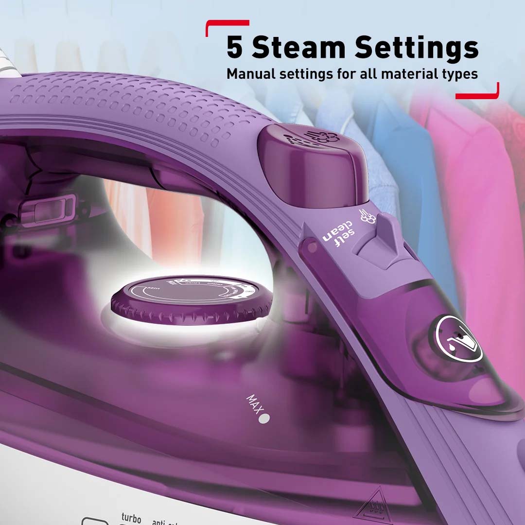 TEFAL STEAM IRON EASY 1200W LILAC FV1953M0