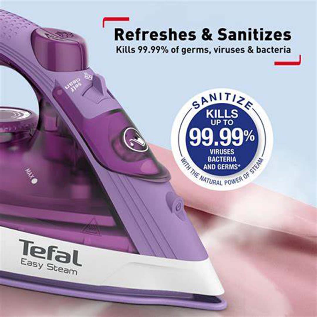 TEFAL STEAM IRON EASY 1200W LILAC FV1953M0