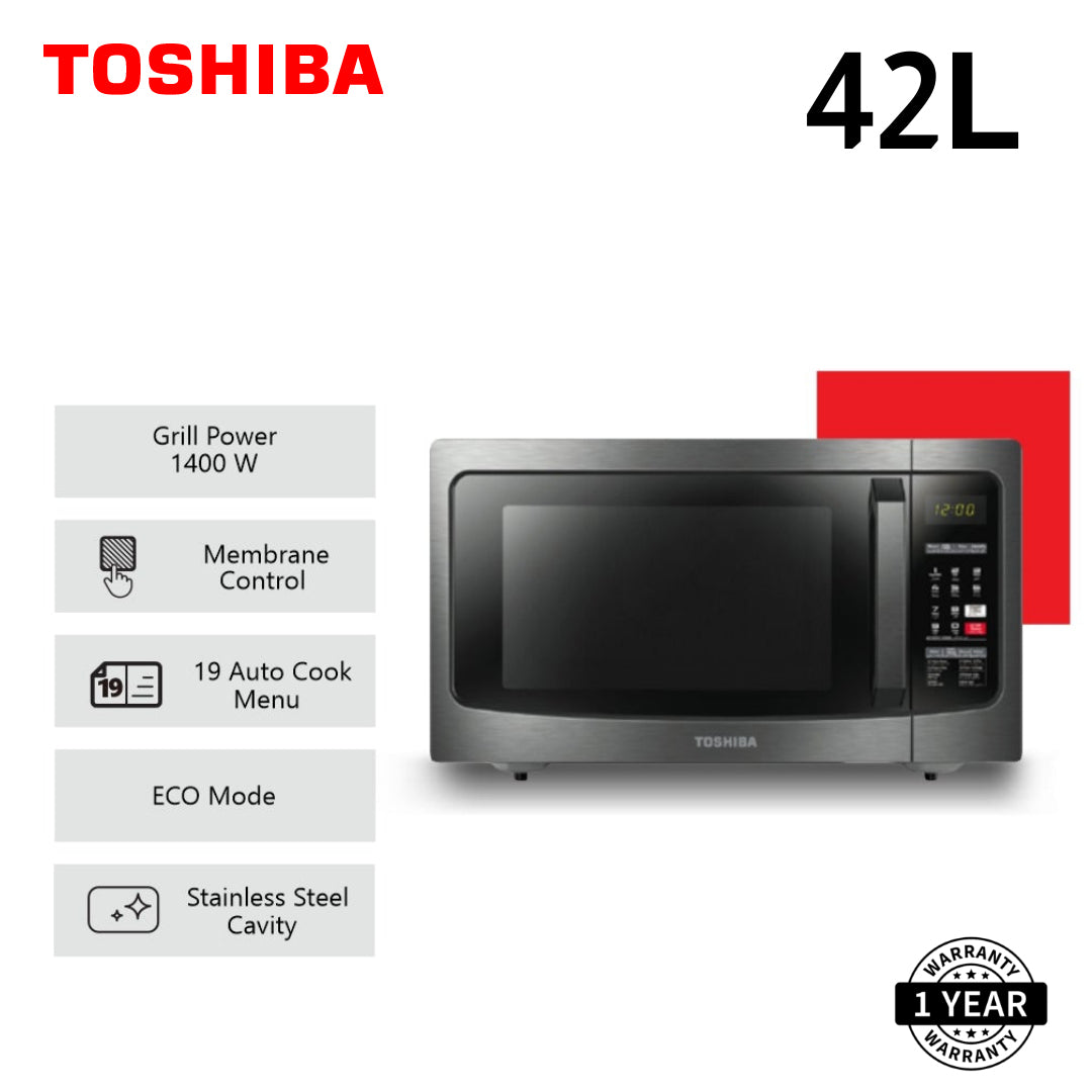 TOSHIBA MW 42L 1000W DIGITAL BLACK ML-EG42P(BS)