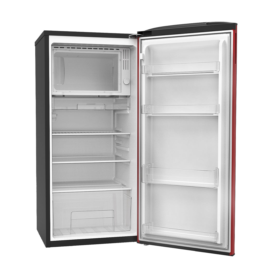 AEON FRIDGE 150L SD D-FROST RED.DARK.GREY ARS170RK